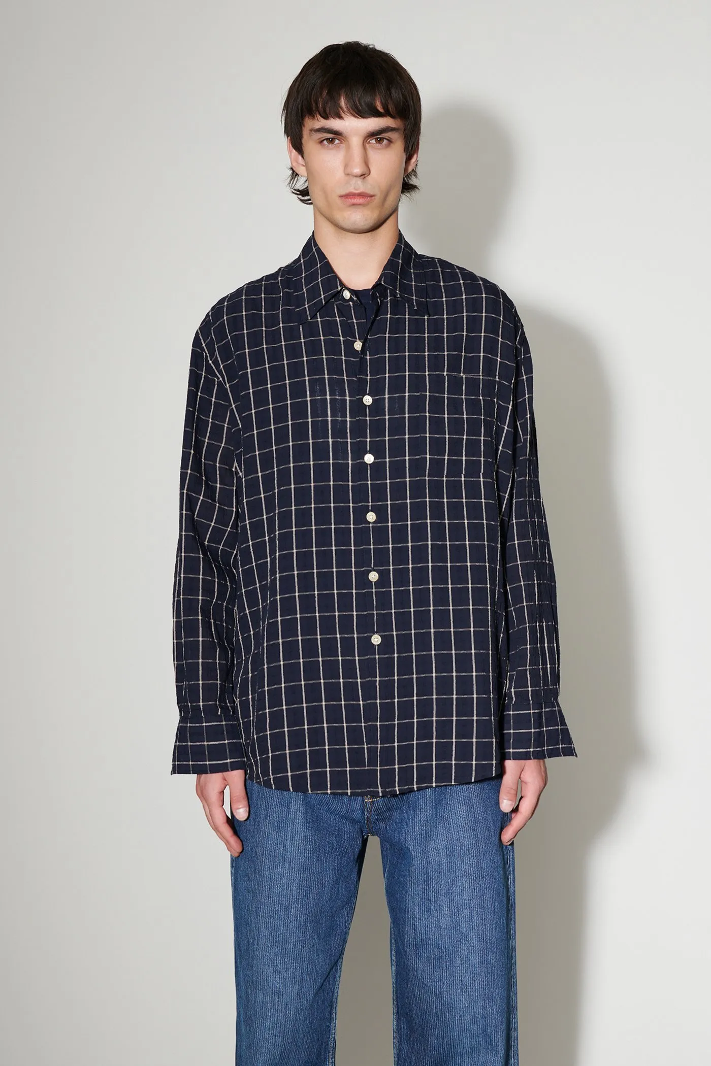 OUR LEGACY  |Other Plaid Patterns Street Style Long Sleeves Shirts