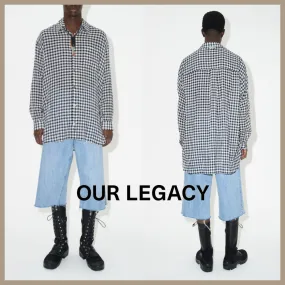 OUR LEGACY  |Other Plaid Patterns Unisex Street Style Long Sleeves Cotton