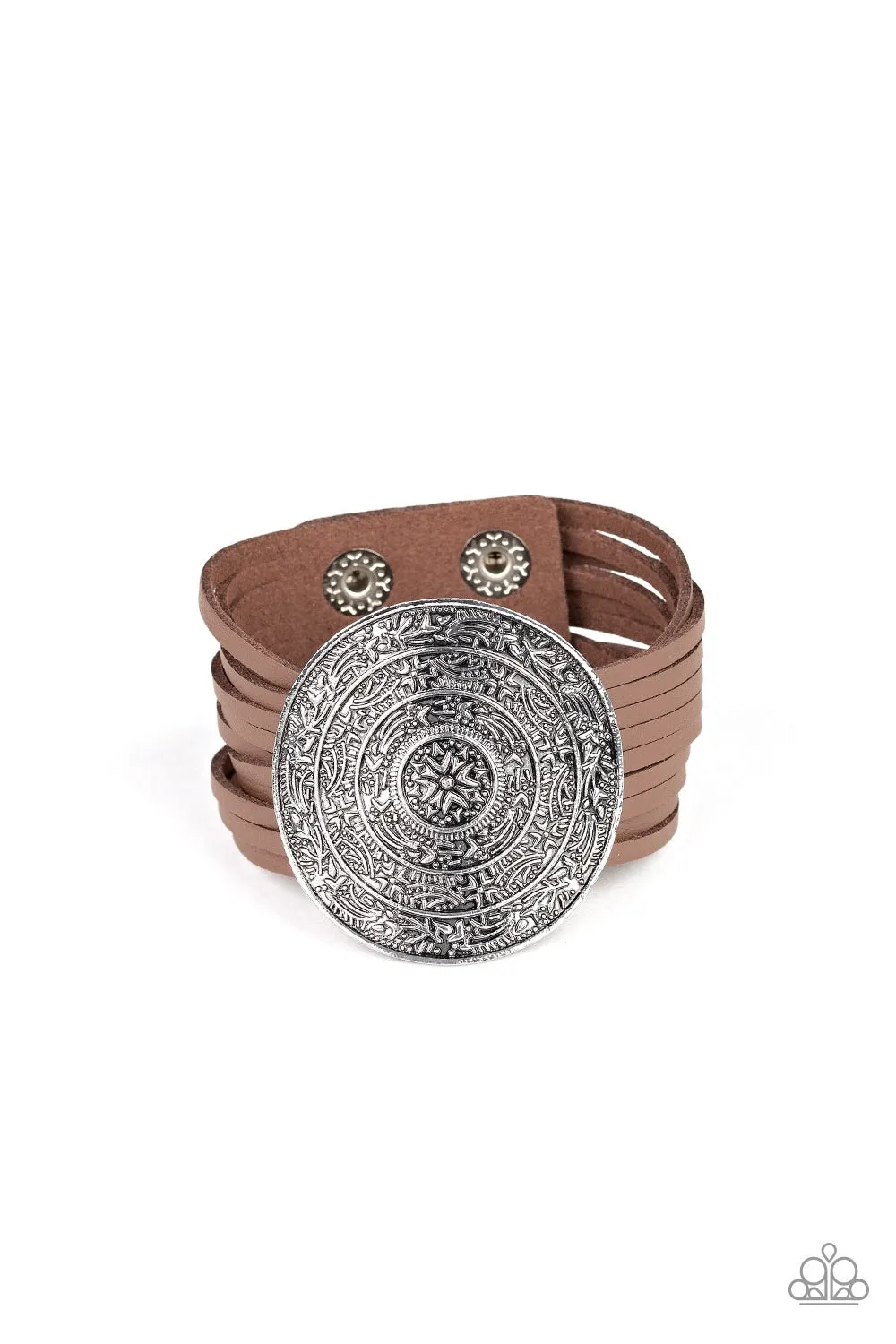 Paparazzi Treasure Quest Brown Bracelet