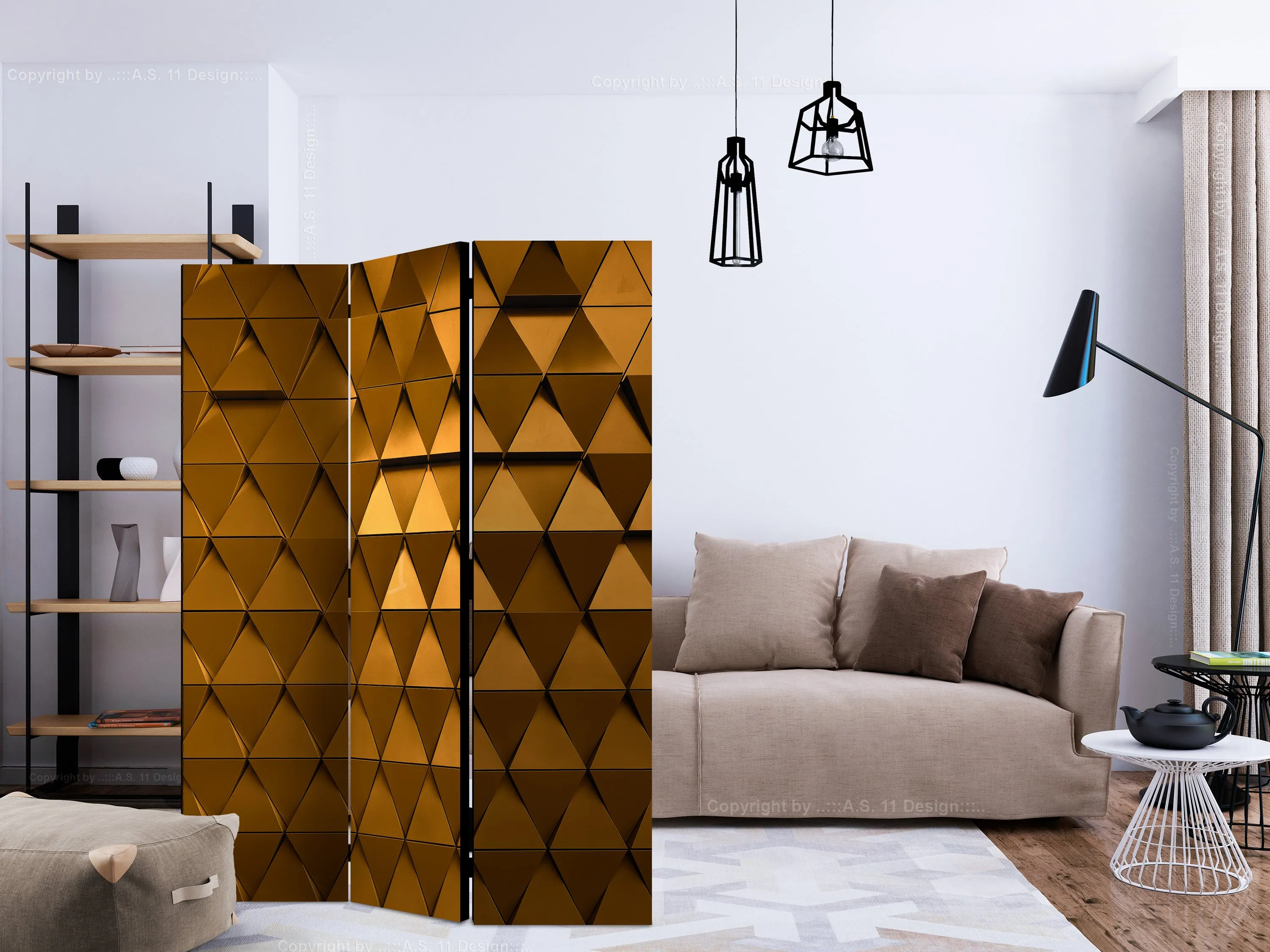 Paravento Golden Armour [Room Dividers]