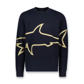 Paul & Shark - Gold Shark Sweatshirt in Navy