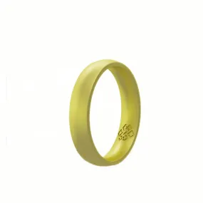 Peridot Green Silicone Ring For Women