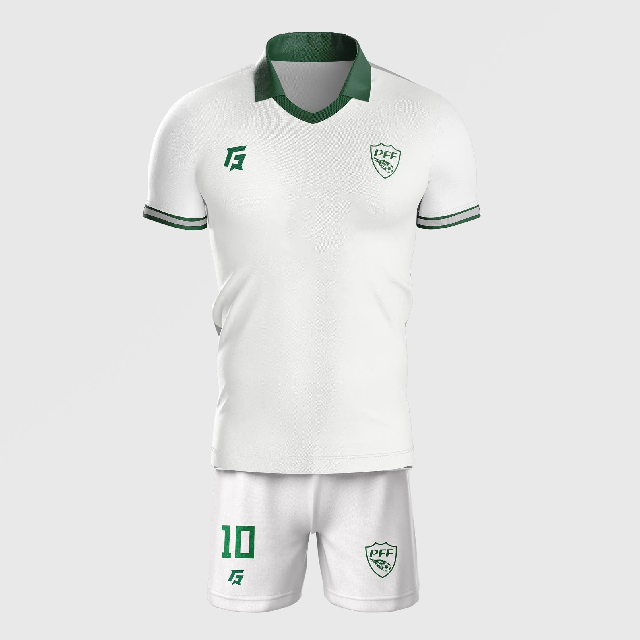 PFF Away Kit Customized Shorts (White)