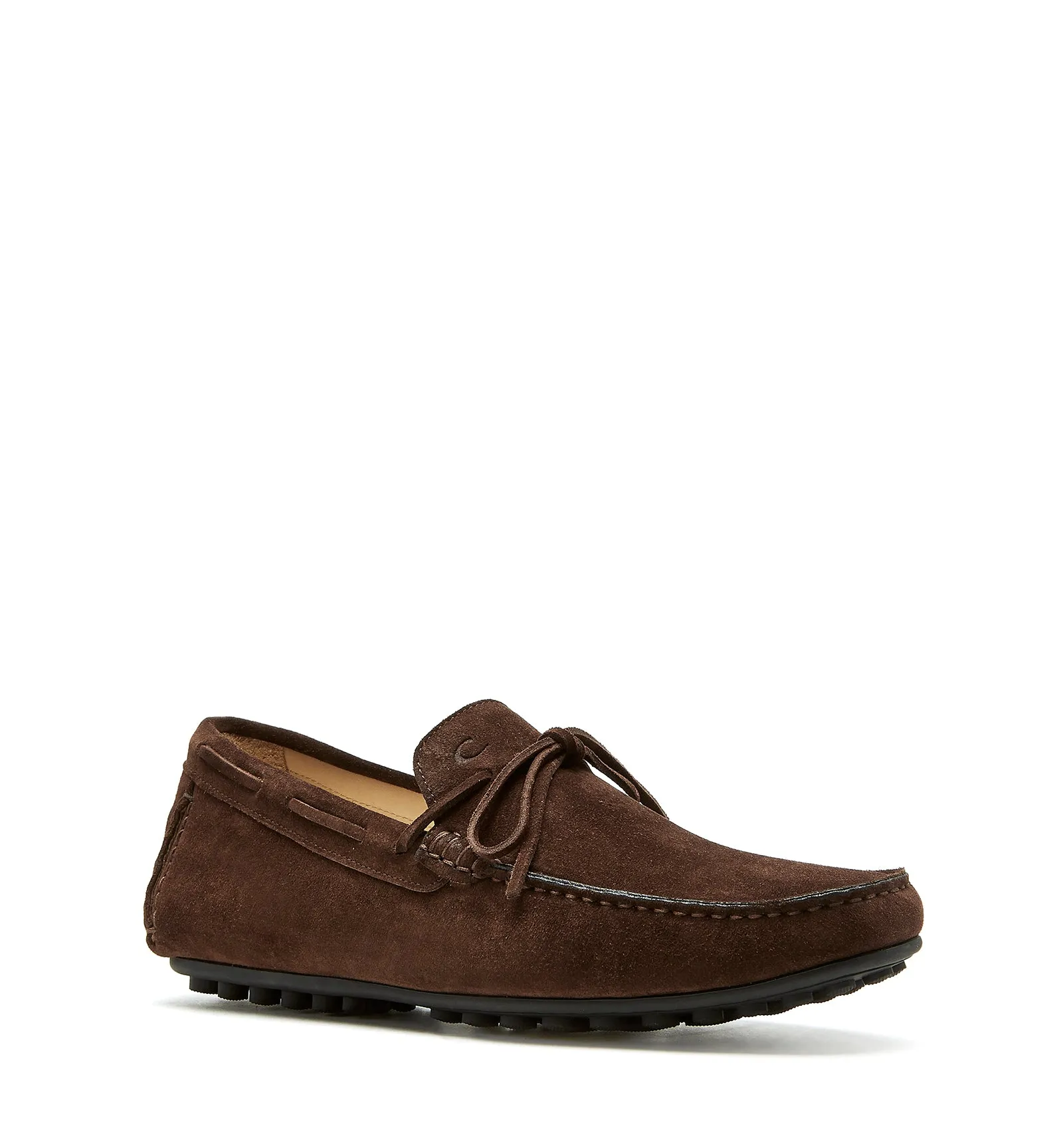 PILONE MEN'S SHEARLING-LINED SUEDE LOAFER