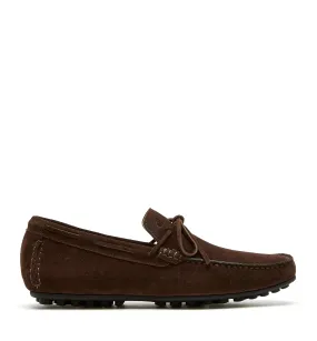 PILONE MEN'S SHEARLING-LINED SUEDE LOAFER