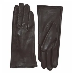 Pittards Ladies Nappa Leather 3 Point Gloves in Manchu Brown