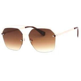 Prive Revaux One Sunglasses Champagne Gold/Merlot/Brown Gradient Unisex