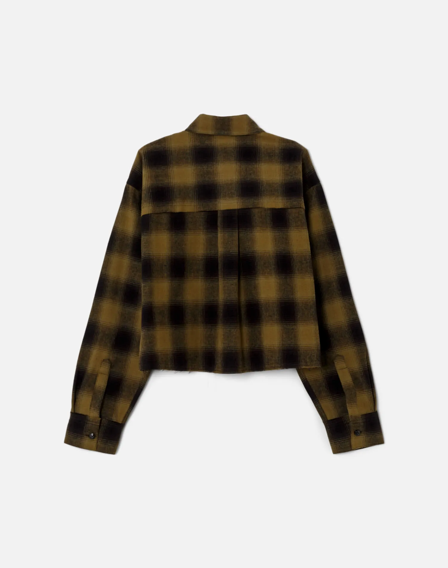 Raw Plaid Shirt - Green Shadow Plaid