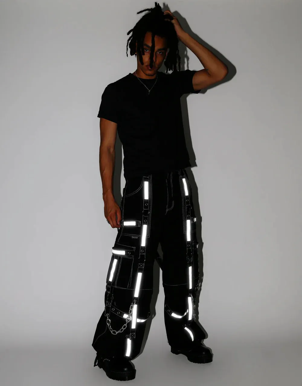 Reflector Pant Black Zipp Off