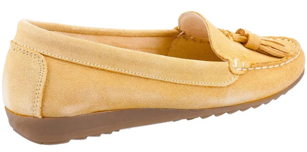 Riva Aldons Womens Suede Leather Slip On Moccasin