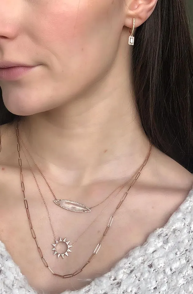 Rose Gold Link Necklace