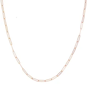 Rose Gold Link Necklace