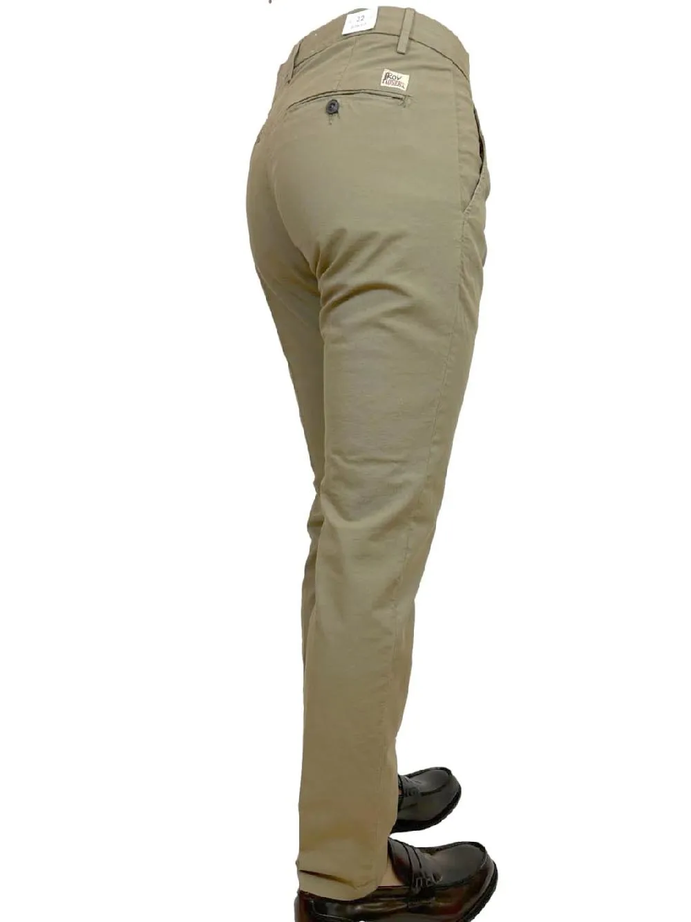 Roy Roger's Pantalone Uomo New Rolf Man Canvas Beige