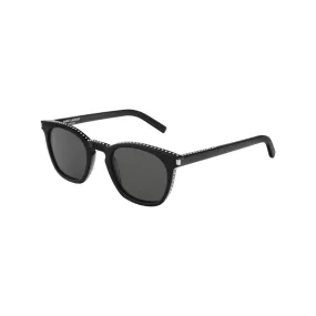 Saint Laurent Sunglass Unisex Black Grey SL 28-037