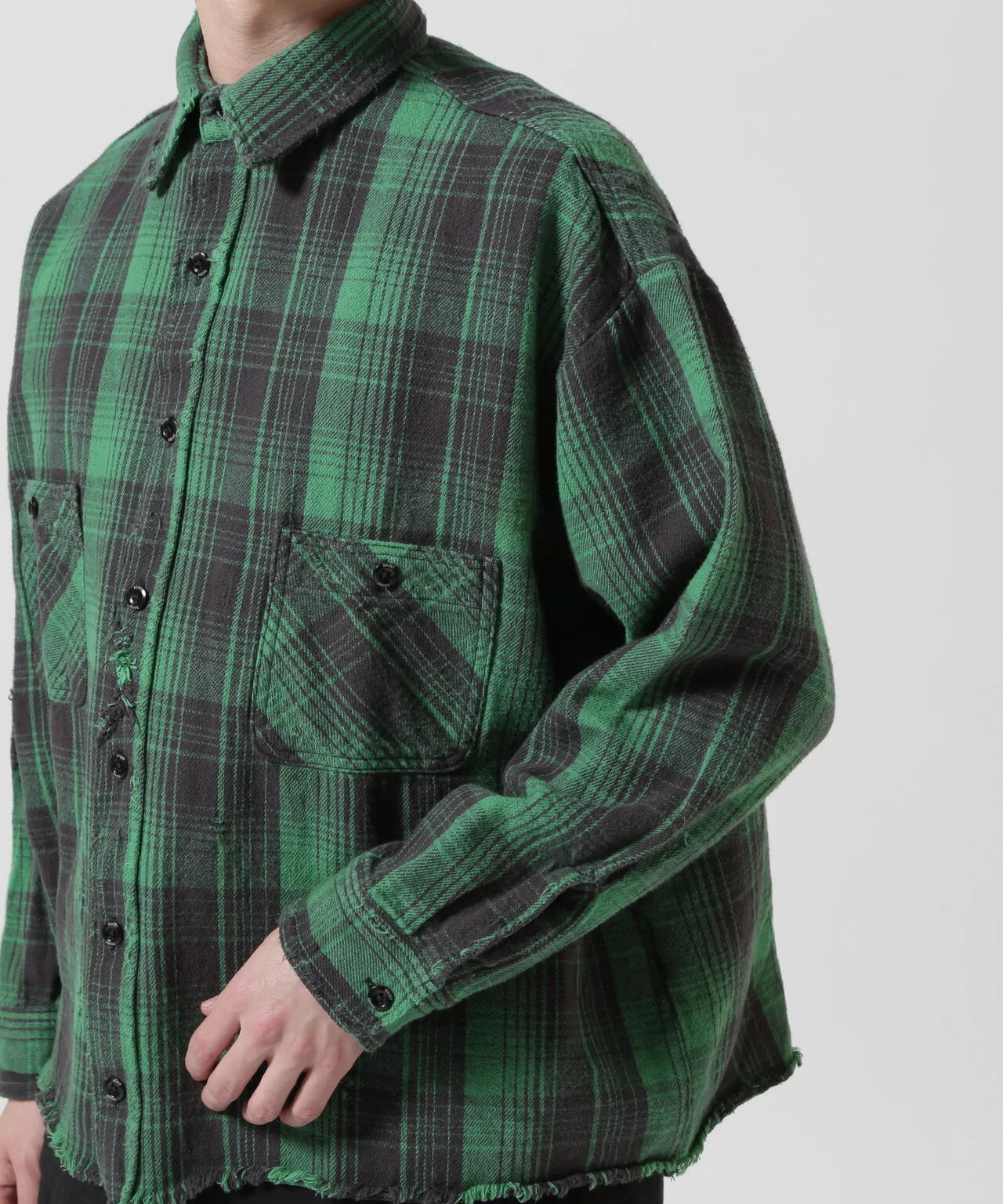 Saint Mxxxxxx  |Tartan Other Plaid Patterns Unisex Long Sleeves Cotton Logo