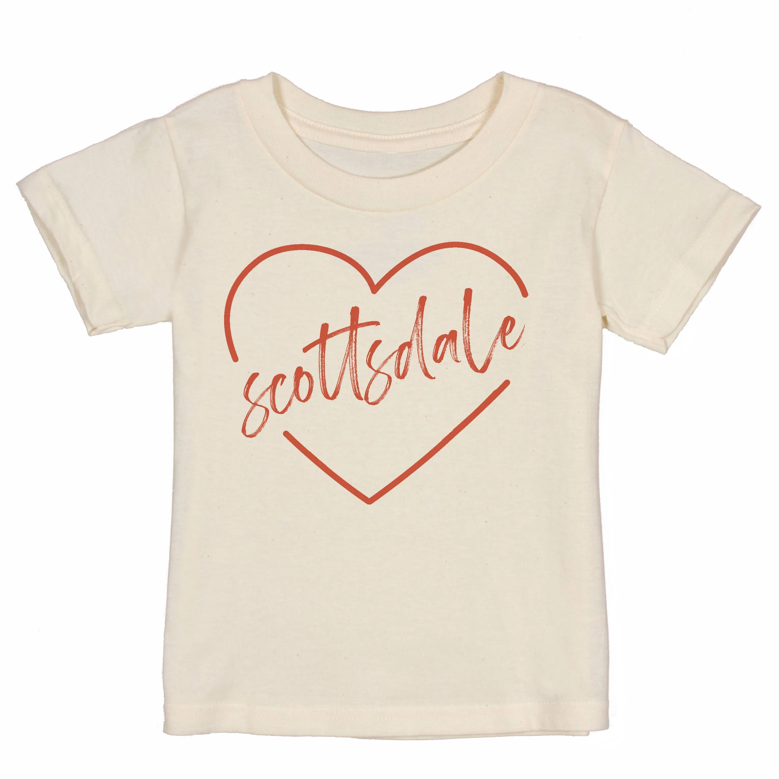 Scottsdale Heart Organic Tee / Onesie