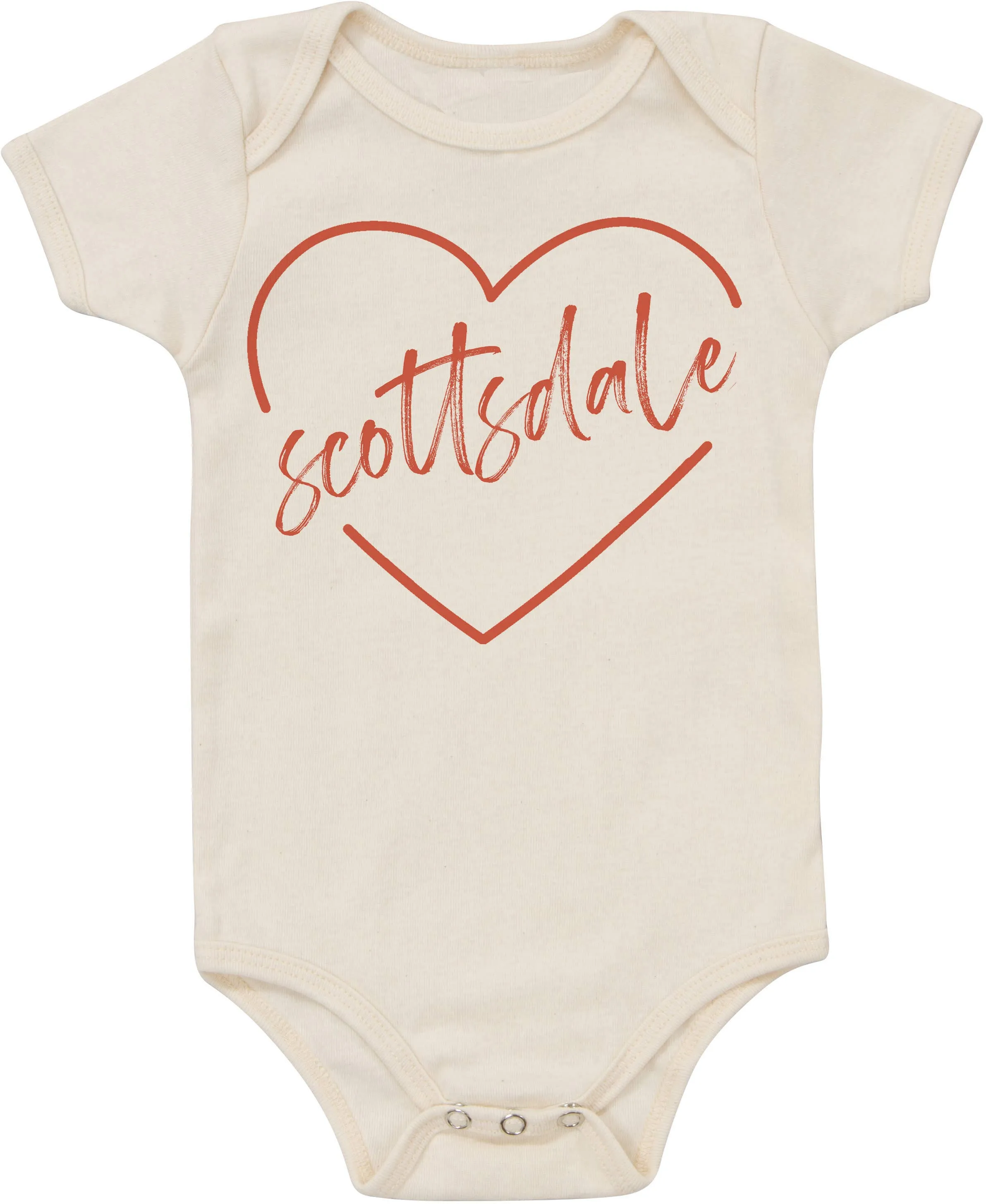 Scottsdale Heart Organic Tee / Onesie