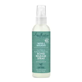 Shea Moisture Bond Release Hair Spray for Wig and Weave, Tea Tree and Borage Seed, Alcohol Free Hairspray, 4.1 Oz 4.1 Ounce