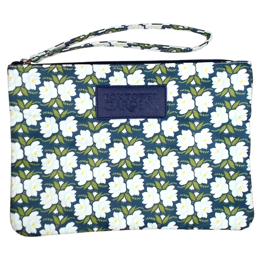 Signature Blooms Large Wristlet Clutch Pouch