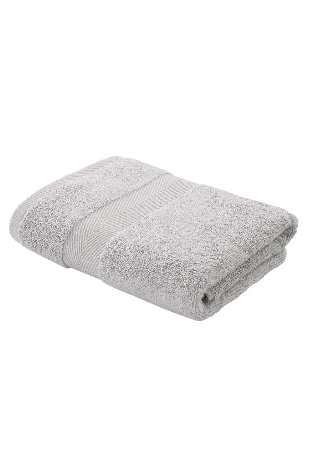 Silk Hand Towel 50cm x 90cm - Dove Grey