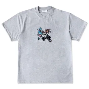 Skateboard Cafe Dancing T-Shirt Heather Grey