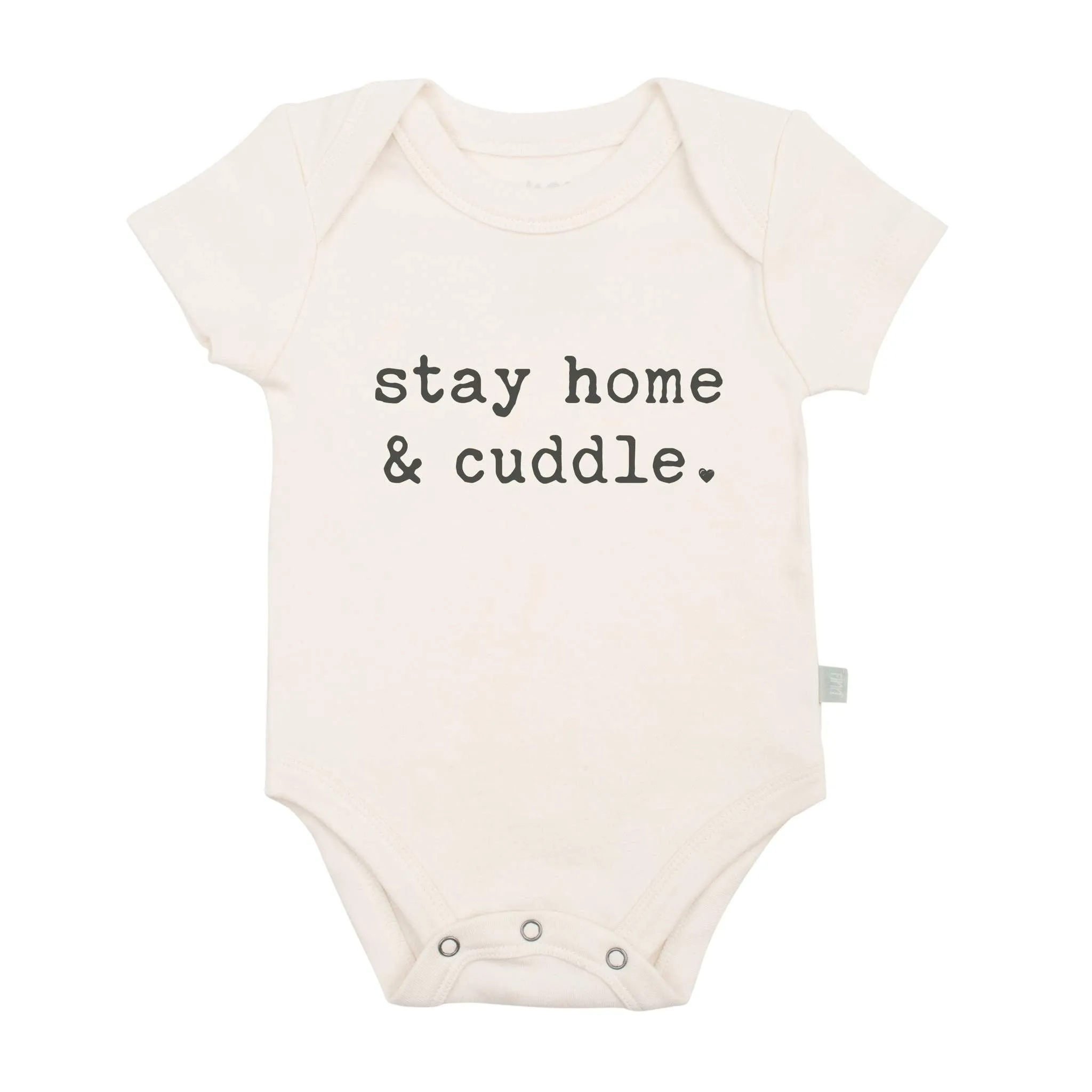 Stay Home & Cuddle Organic Onesie