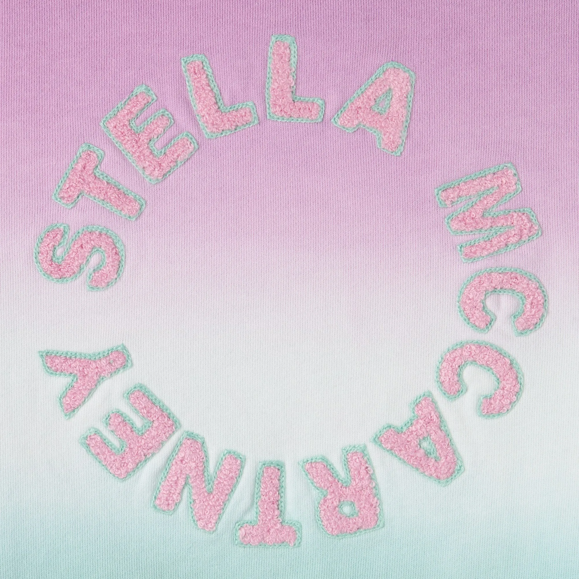 Stella McCartney Girl's Tie Dye LS Sweatshirt w/ Terry Logo