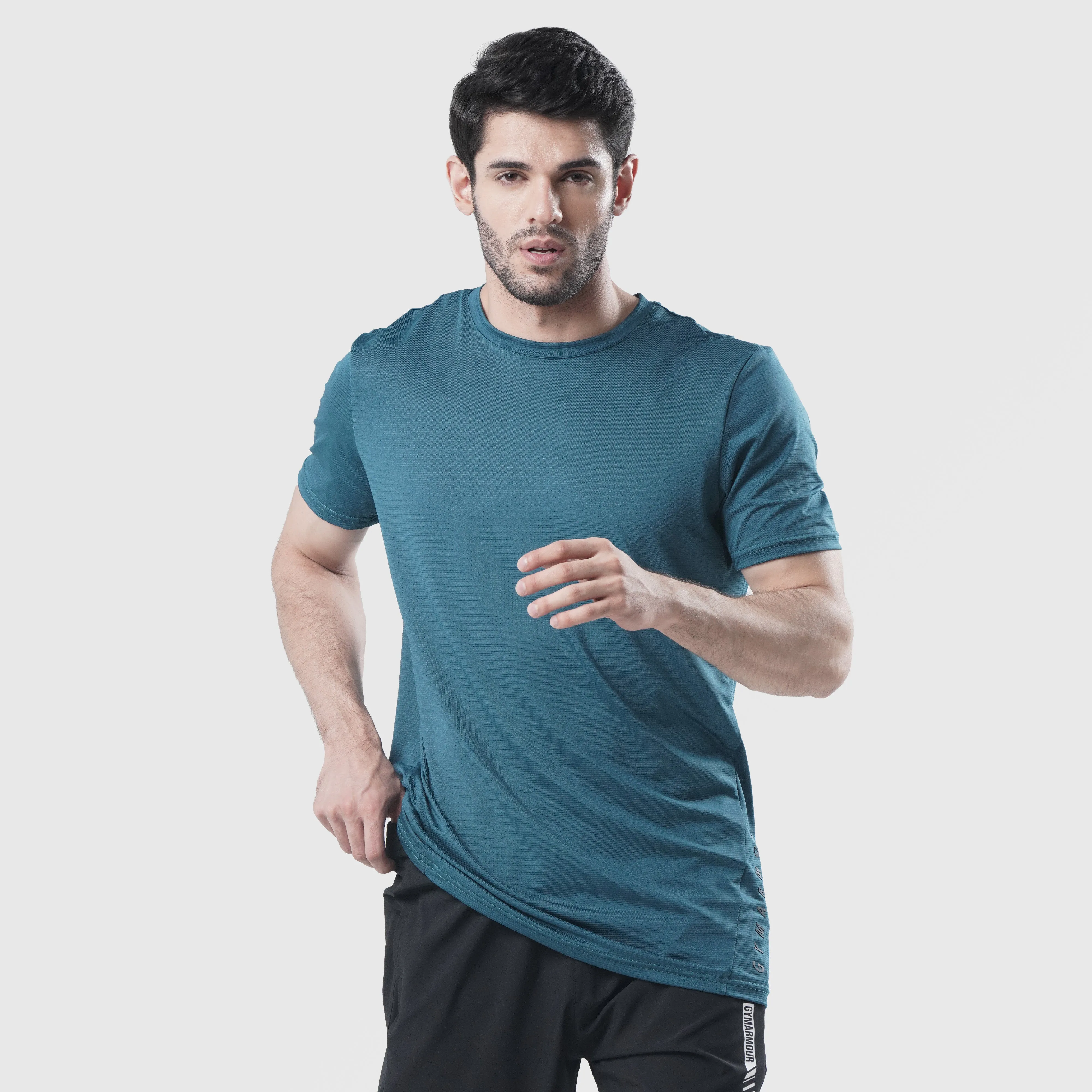 Stretch Pulse Performance Tee (Dark Teal)