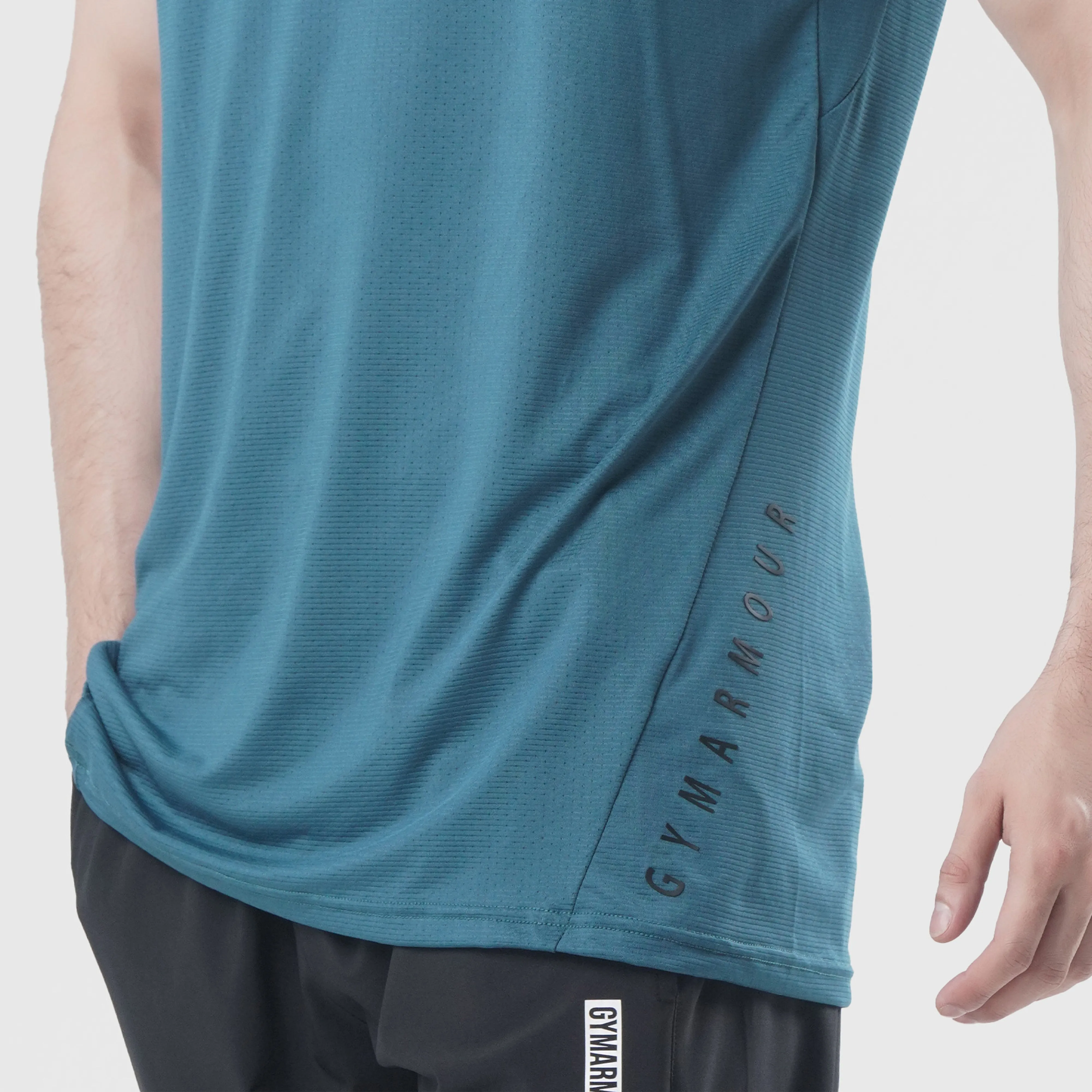 Stretch Pulse Performance Tee (Dark Teal)