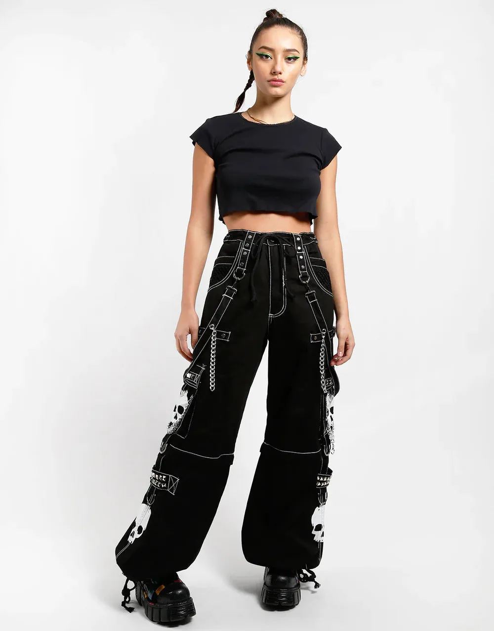 Super Skull Pant Black/White