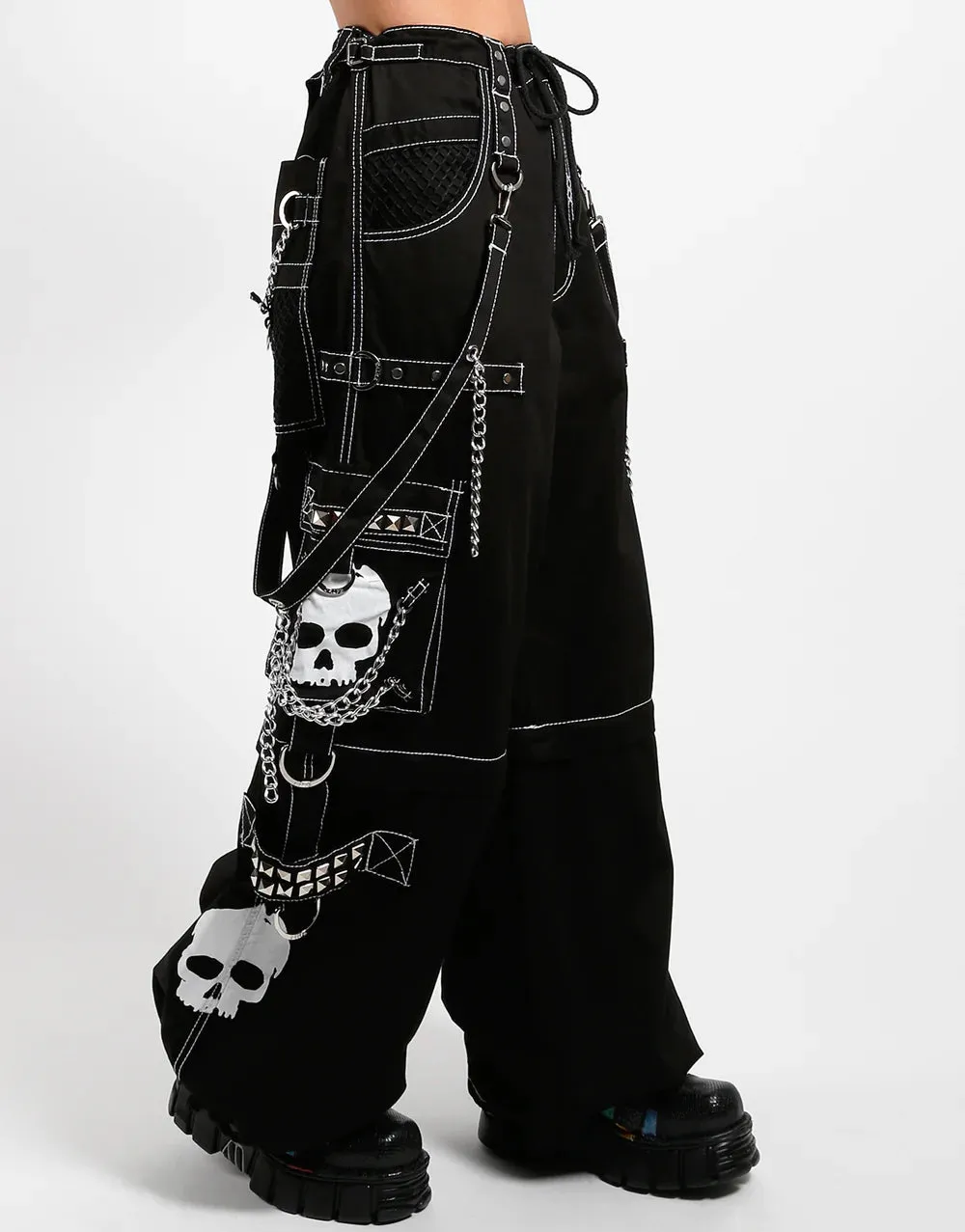 Super Skull Pant Black/White