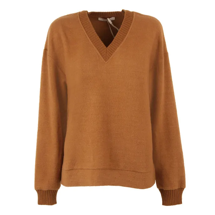 SWEATSHIRT MAMMOLA Woman Camel United 