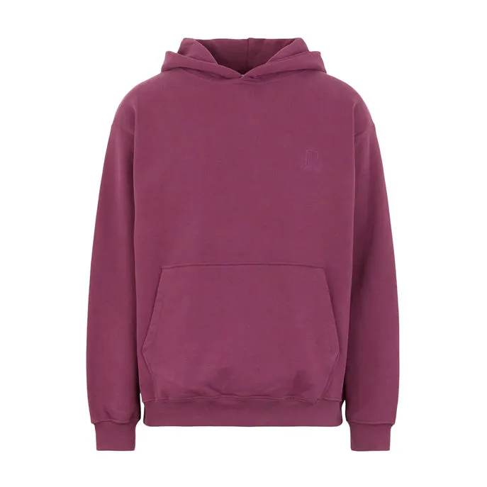 SWEATSHIRT WITH CAP AND LOGO Man Grape Wine