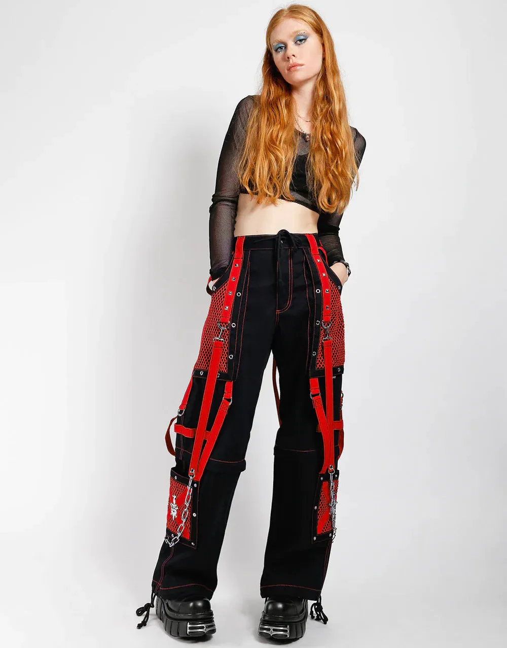 Symbol Pant Blk/Red