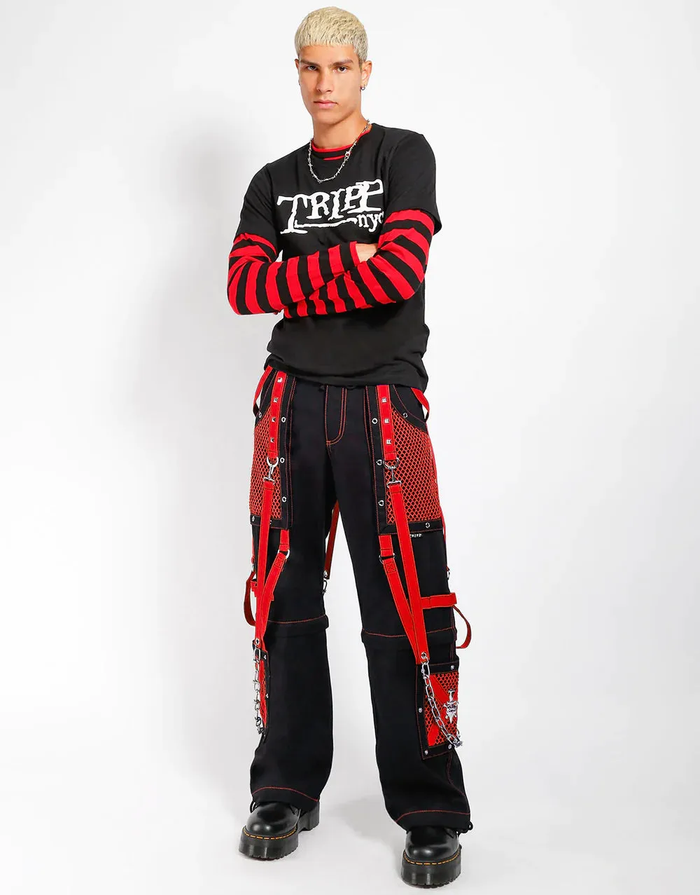 Symbol Pant Blk/Red