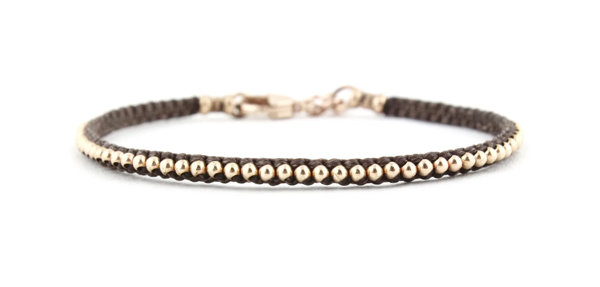 Teenie Pebble Bracelet in Rose Gold