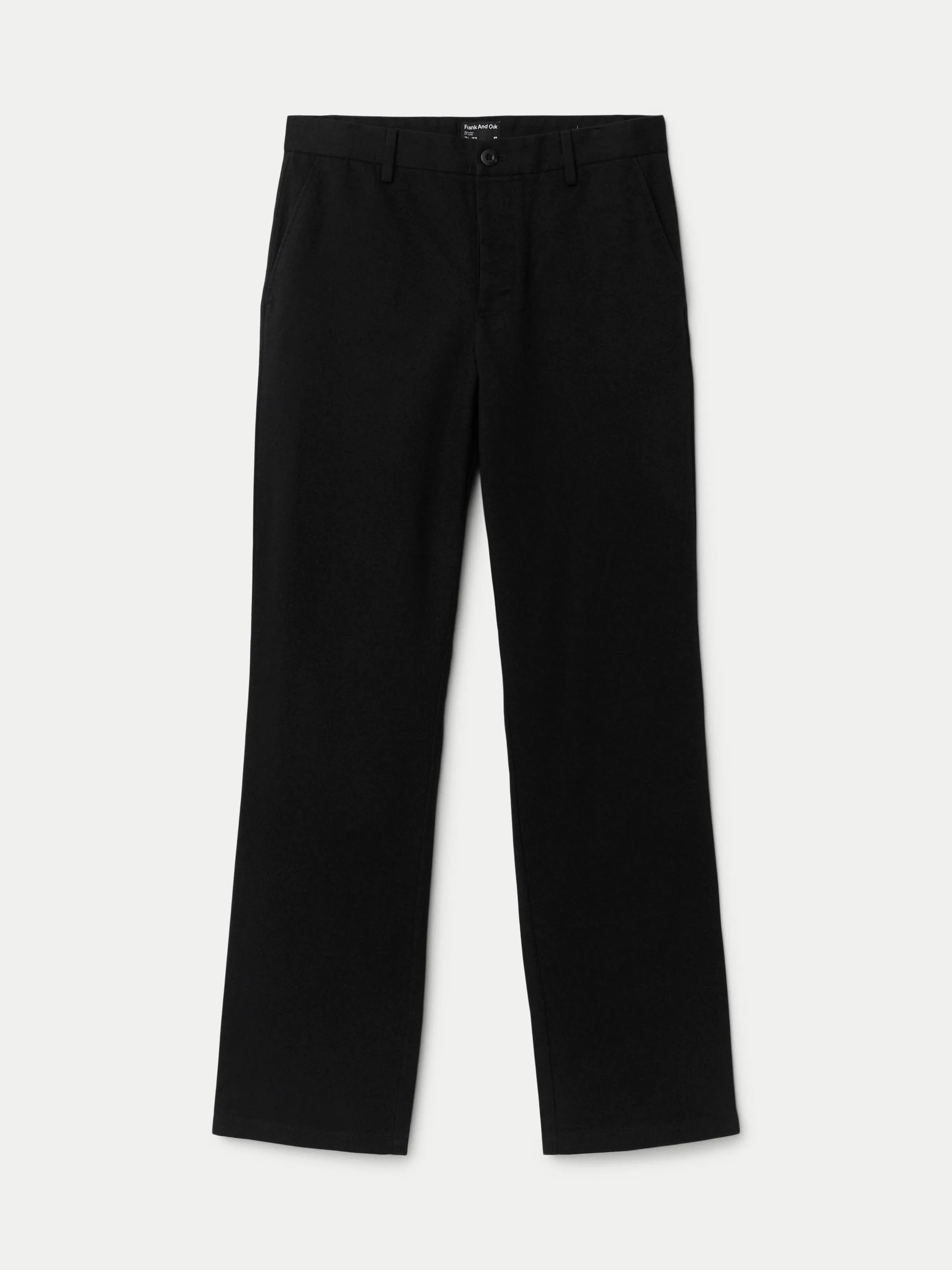 The Joey Straight Chino Pant in Black