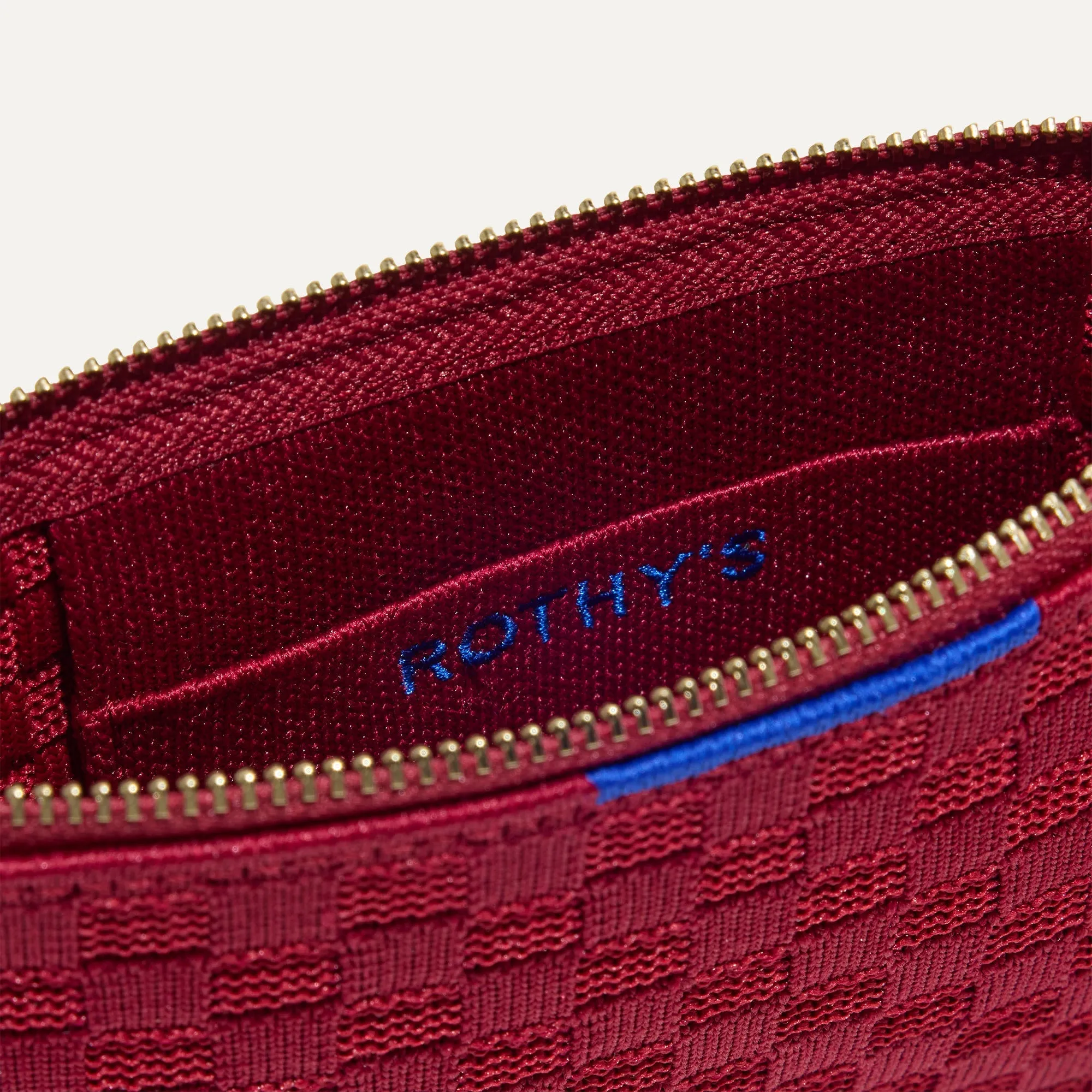 The Wallet Wristlet in Cranberry