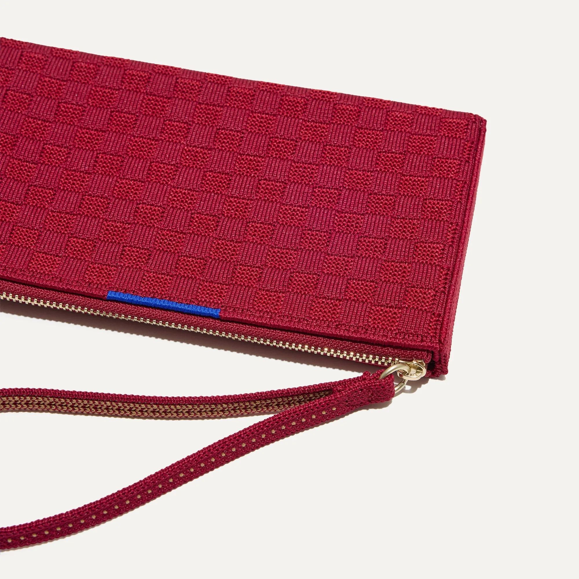 The Wallet Wristlet in Cranberry