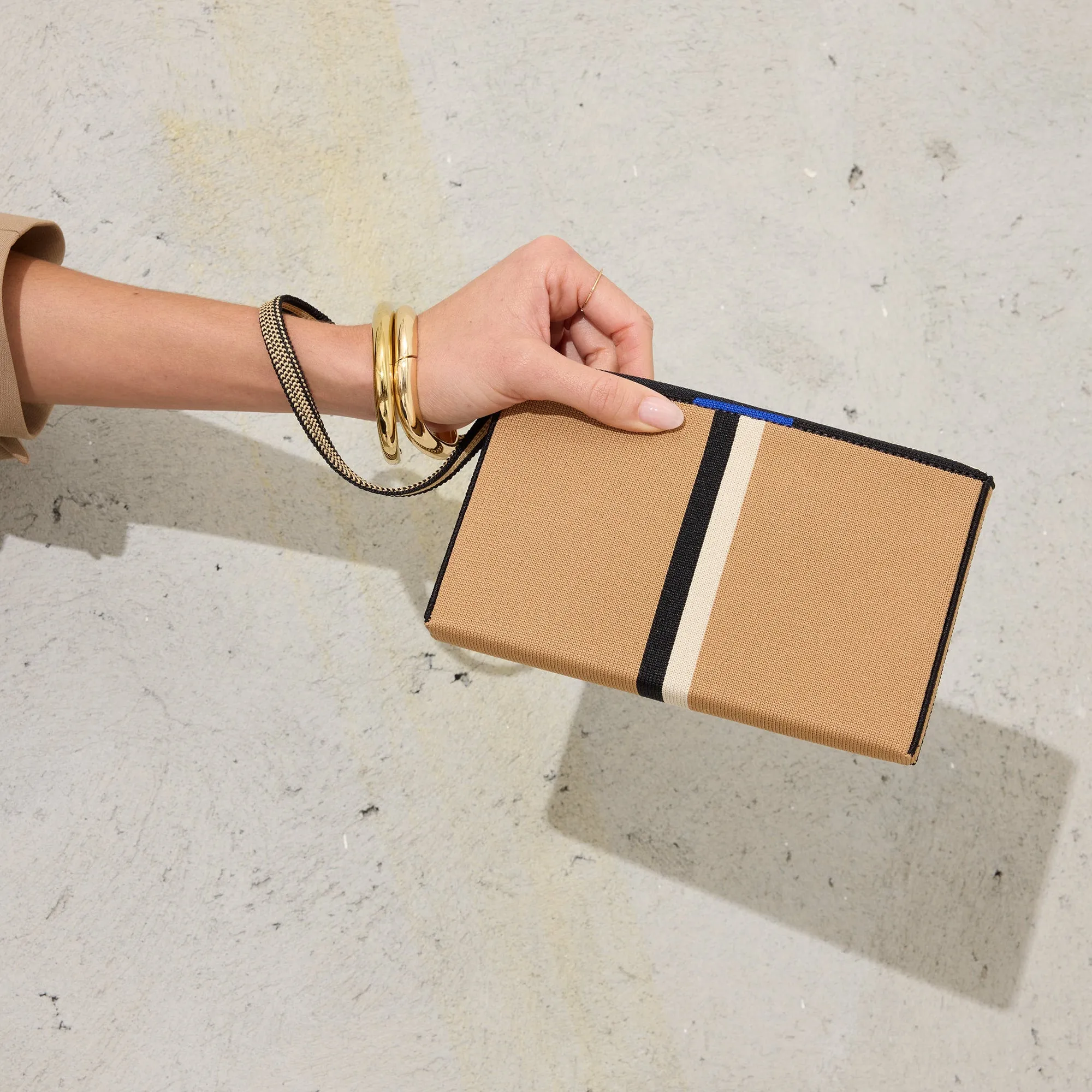 The Wallet Wristlet in Grand Piano