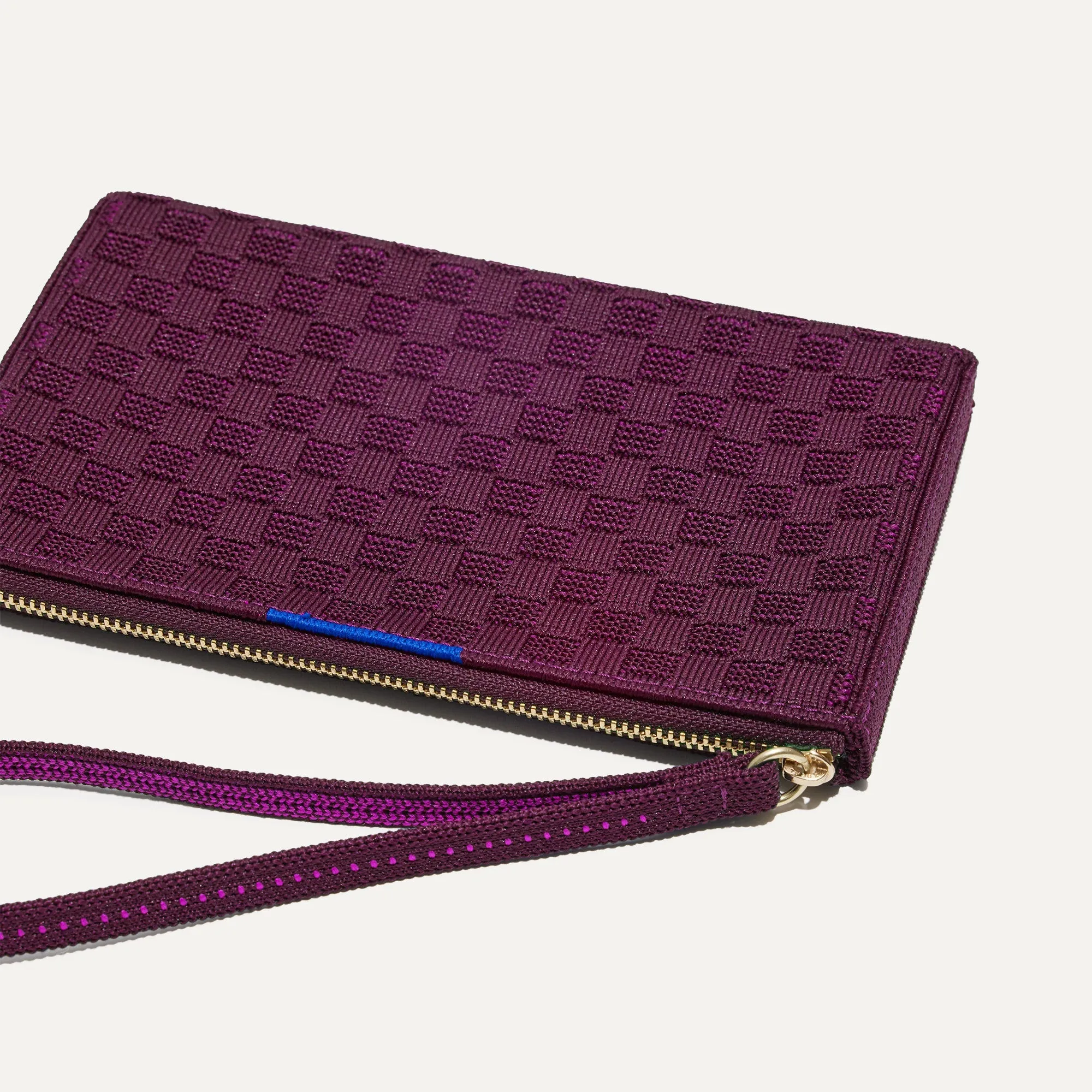 The Wallet Wristlet in Plum Purple