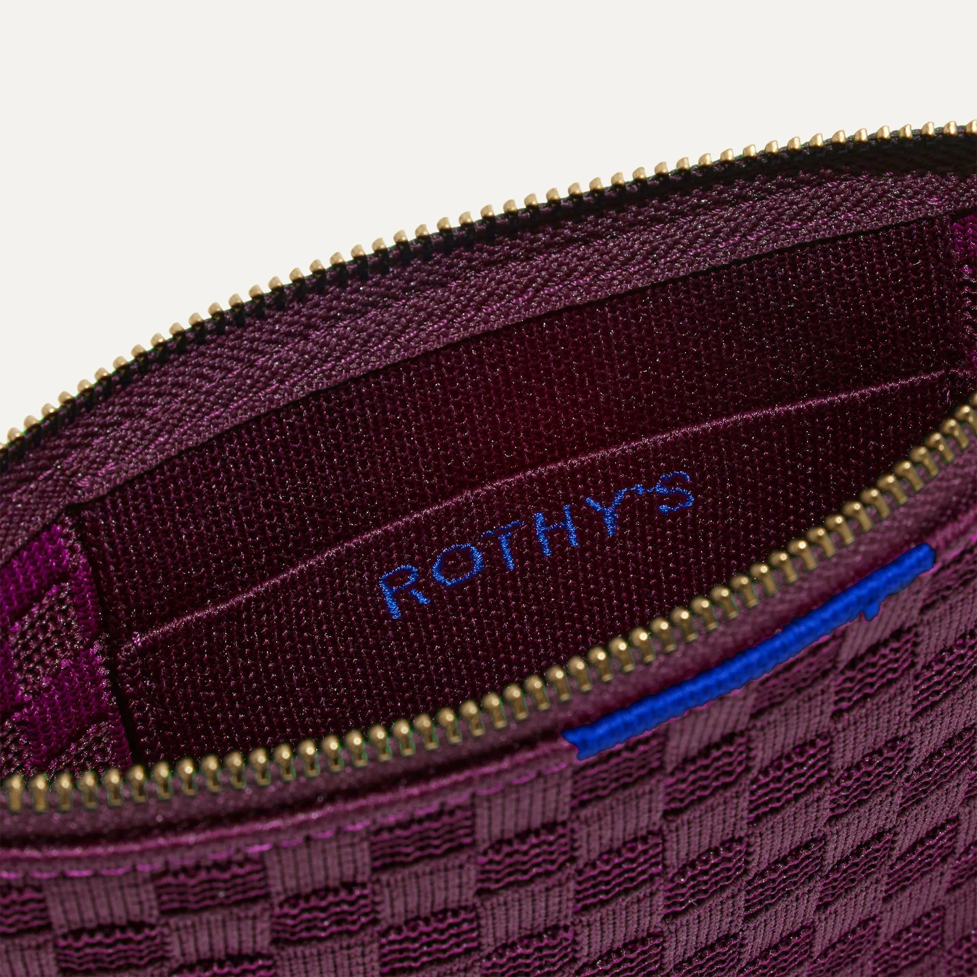 The Wallet Wristlet in Plum Purple