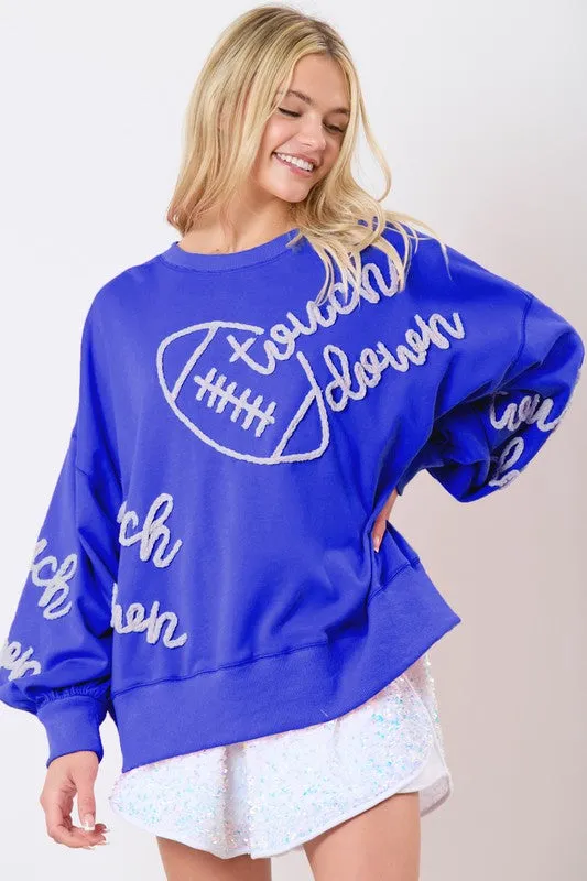 Touchdown Embroidered Sweatshirt