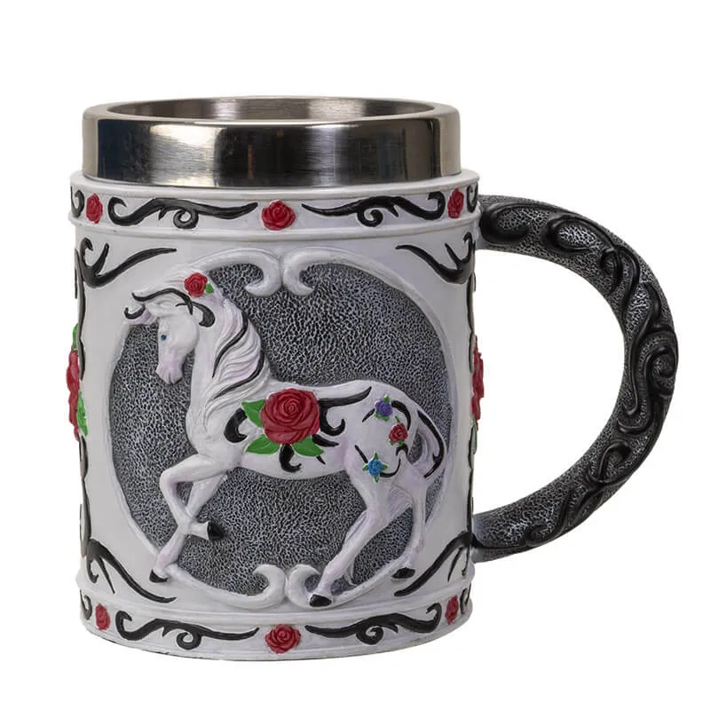 Trail of Painted Ponies - Tribal Rose Tankard