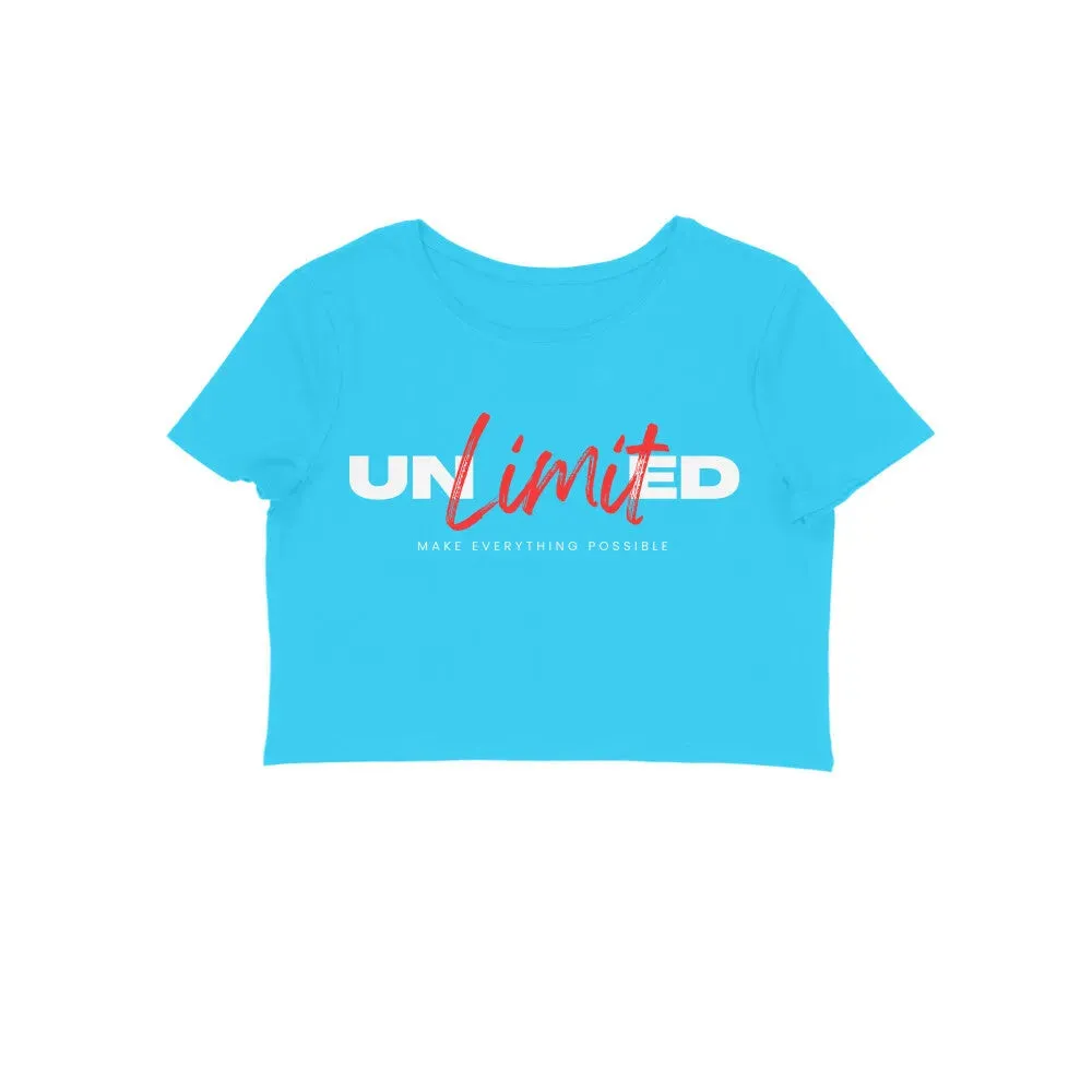 Unlimited Crop Top in Cotton for Women