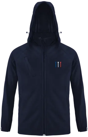 Veste Softshell tees Bleu Blanc Rouge homme