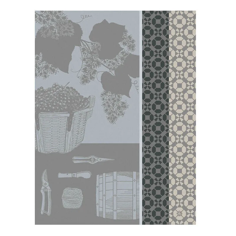 Vin En Grappe White Tea Towel