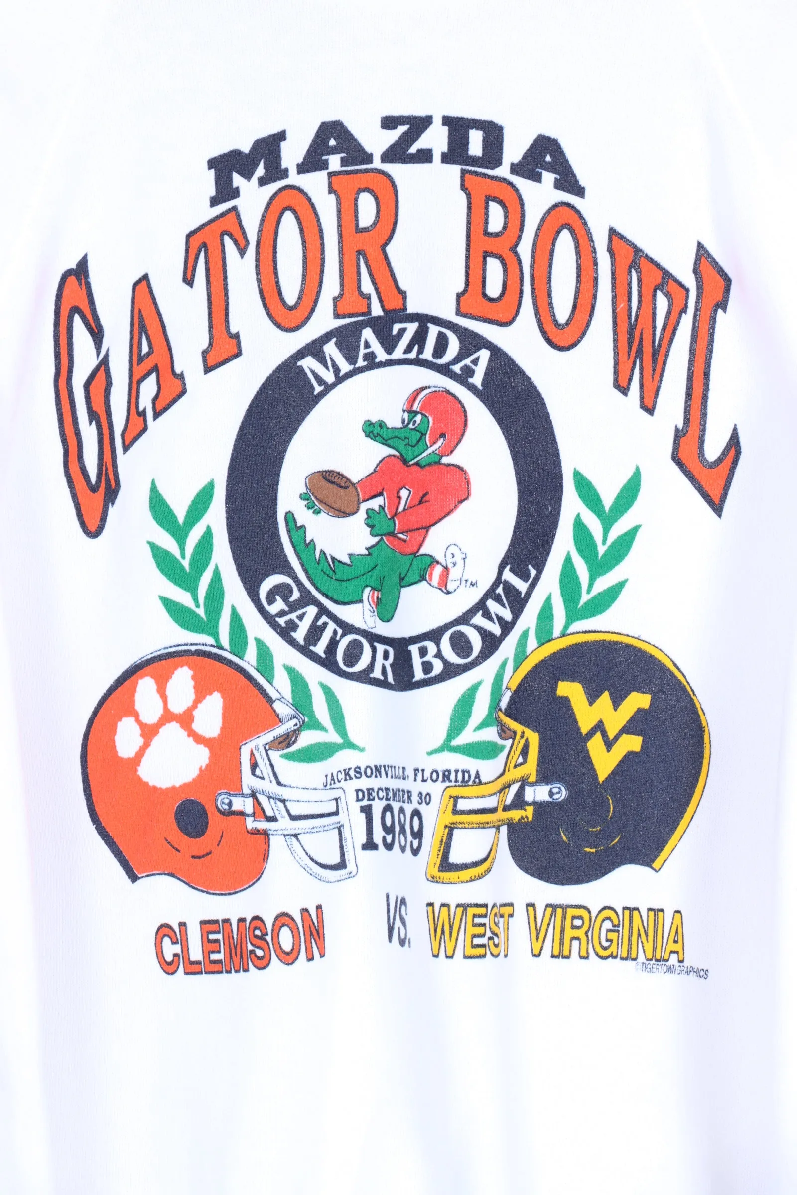 Vintage 1989 Gator Bowl College Football Florida Sweatshirt (L-XL)