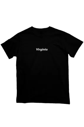 Virginia Box Logo Heavyweight T Shirt Black/Black