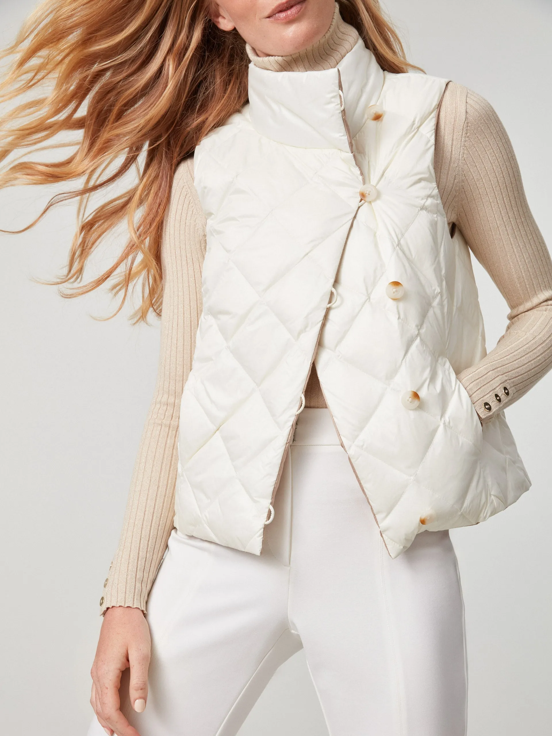 Vivian Reversible Puffer Vest